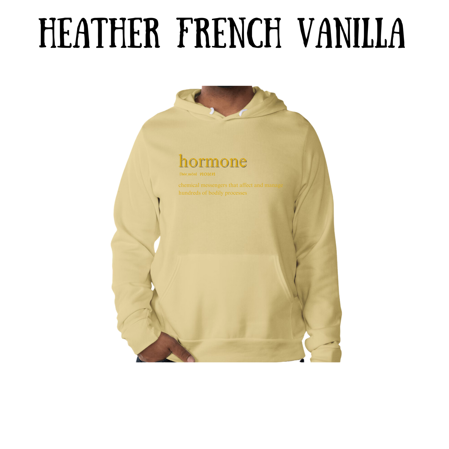 Hormone - Sponge Fleece Hoodie - Greens, Neutrals