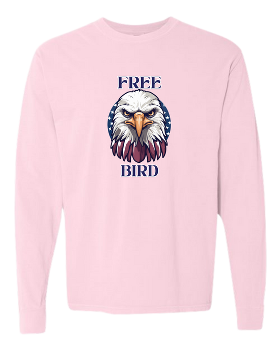 Free Bird - Comfort Colors - Heavyweight Long Sleeve Tee - Assorted Colors