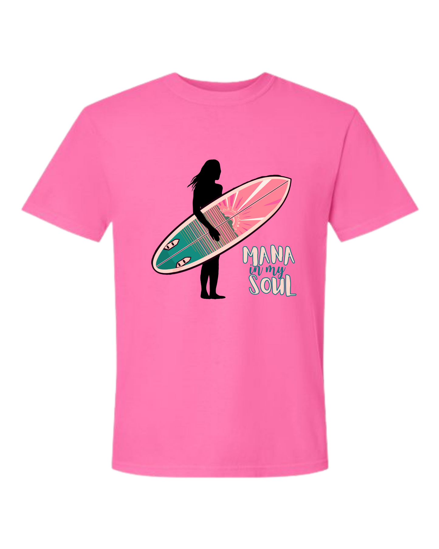 Mana in My Soul - Comfort Colors - Heavyweight Unisex Tee - Pinks & Purples