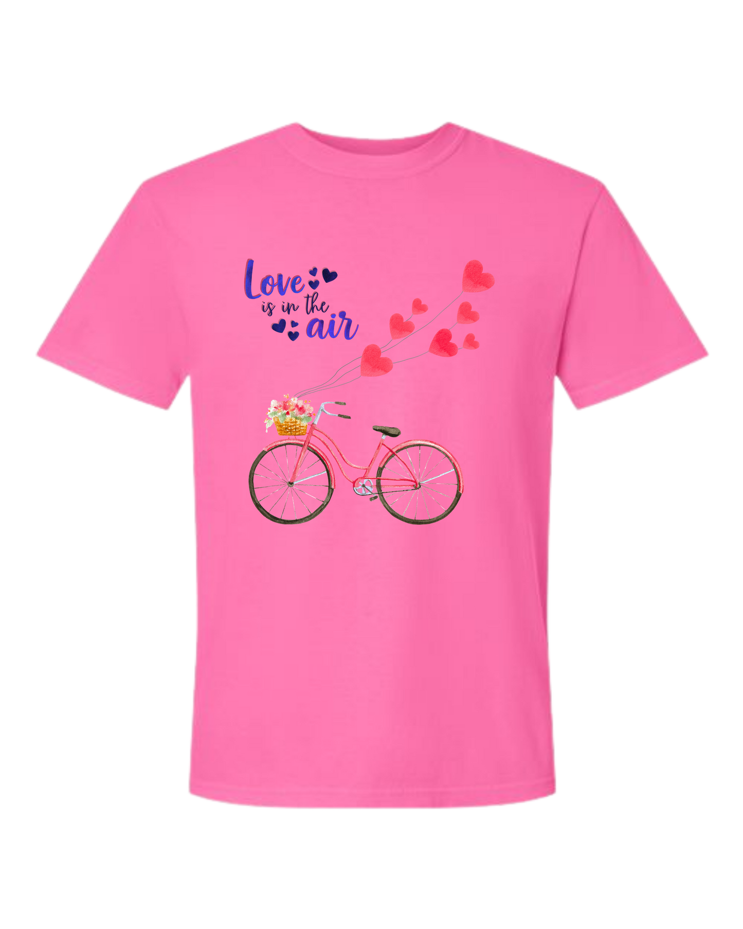 Love is in The Air - Comfort Colors - Heavyweight Unisex Tee - Pinks & Purples