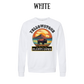 CP - Yellowstone: Fluffy Cows - Sponge Fleece Raglan Sweatshirt - Greens, Neutrals