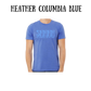 shhhh the hormones are in charge - unisex tee - blues