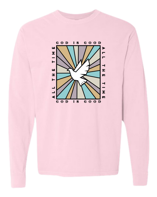 God Is Good - Comfort Colors - Heavyweight Long Sleeve Tee - Assorted Colors