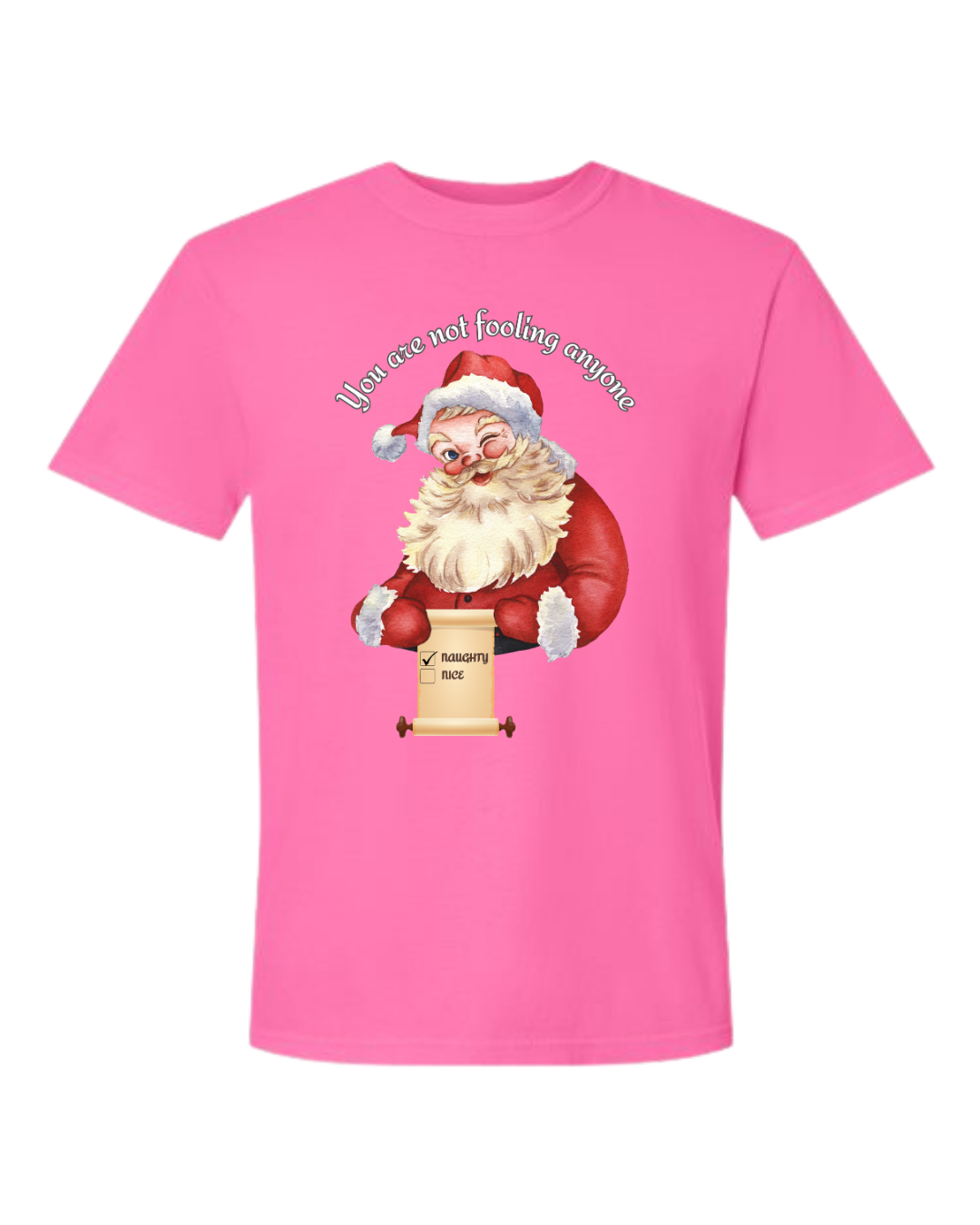 You Are Not Fooling Anyone - Comfort Colors - Heavyweight Unisex Tee - Pinks, Purples