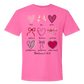 Galatians 5 - Valentines - Comfort Colors - Heavyweight Unisex Tee - Pinks & Purples