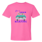 Get in Loser We're Playing Mahjong - Comfort Colors - Heavyweight Unisex Tee - Pinks & Purples