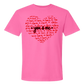 You & Me - Comfort Colors - Heavyweight Unisex Tee - Pinks & Purples