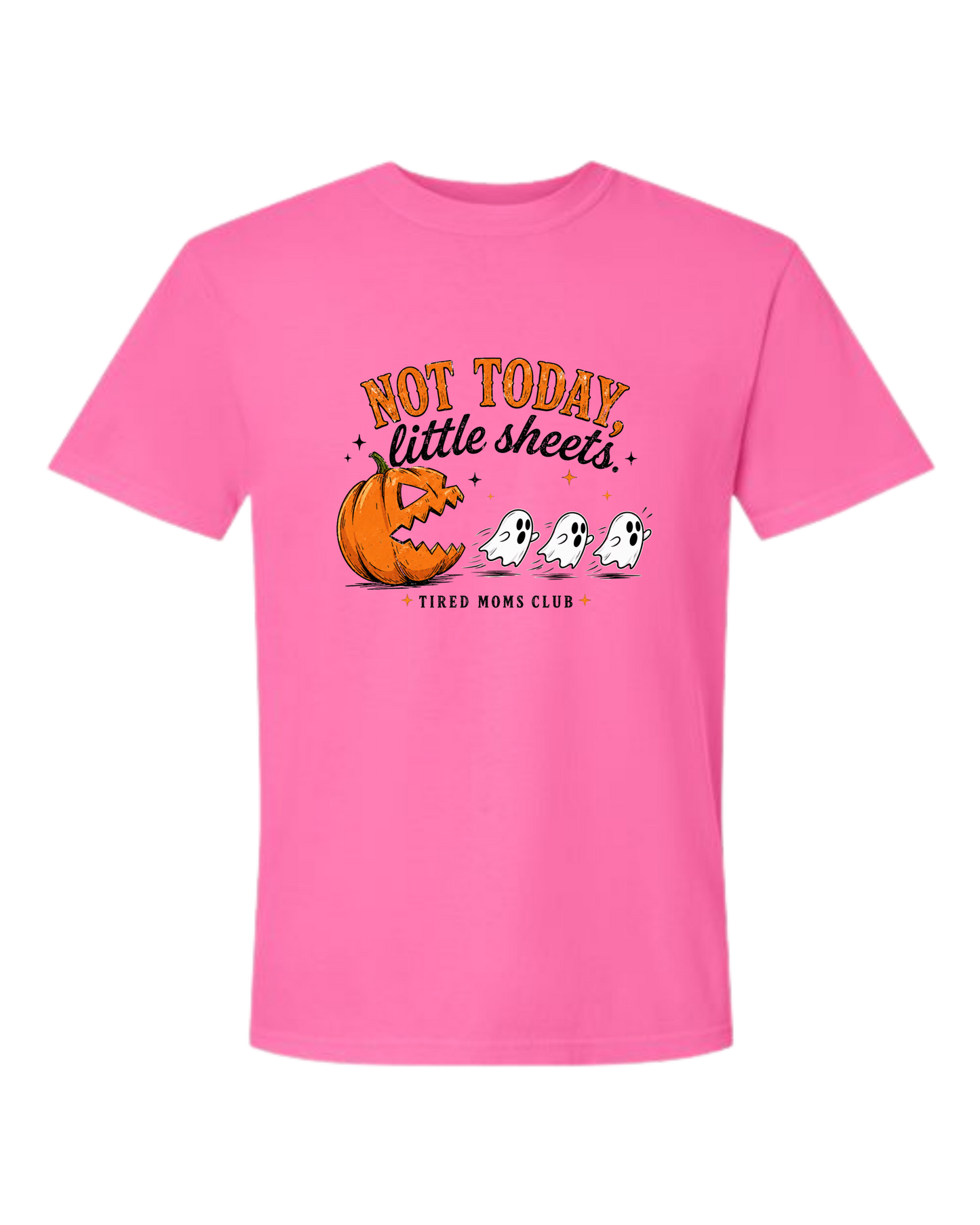 Not Today, Little Sheets - Comfort Colors - Heavyweight Unisex Tee - Pinks & Purples