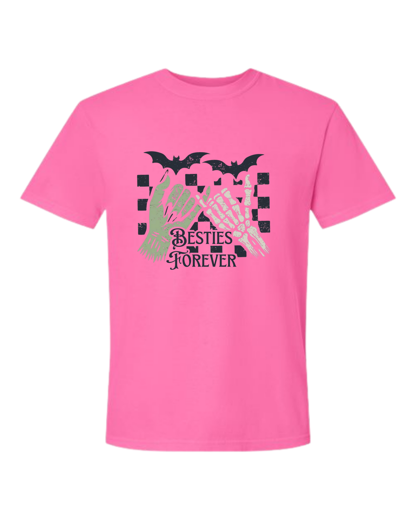Besties Forever - Comfort Colors - Heavyweight Unisex Tee - Pinks & Purples