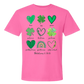 Galatians 5 - St Patrick's Day - Comfort Colors - Heavyweight Unisex Tee - Pinks & Purples