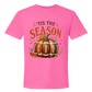 'Tis Football Season - Comfort Colors - Heavyweight Unisex Tee - Pinks & Purples