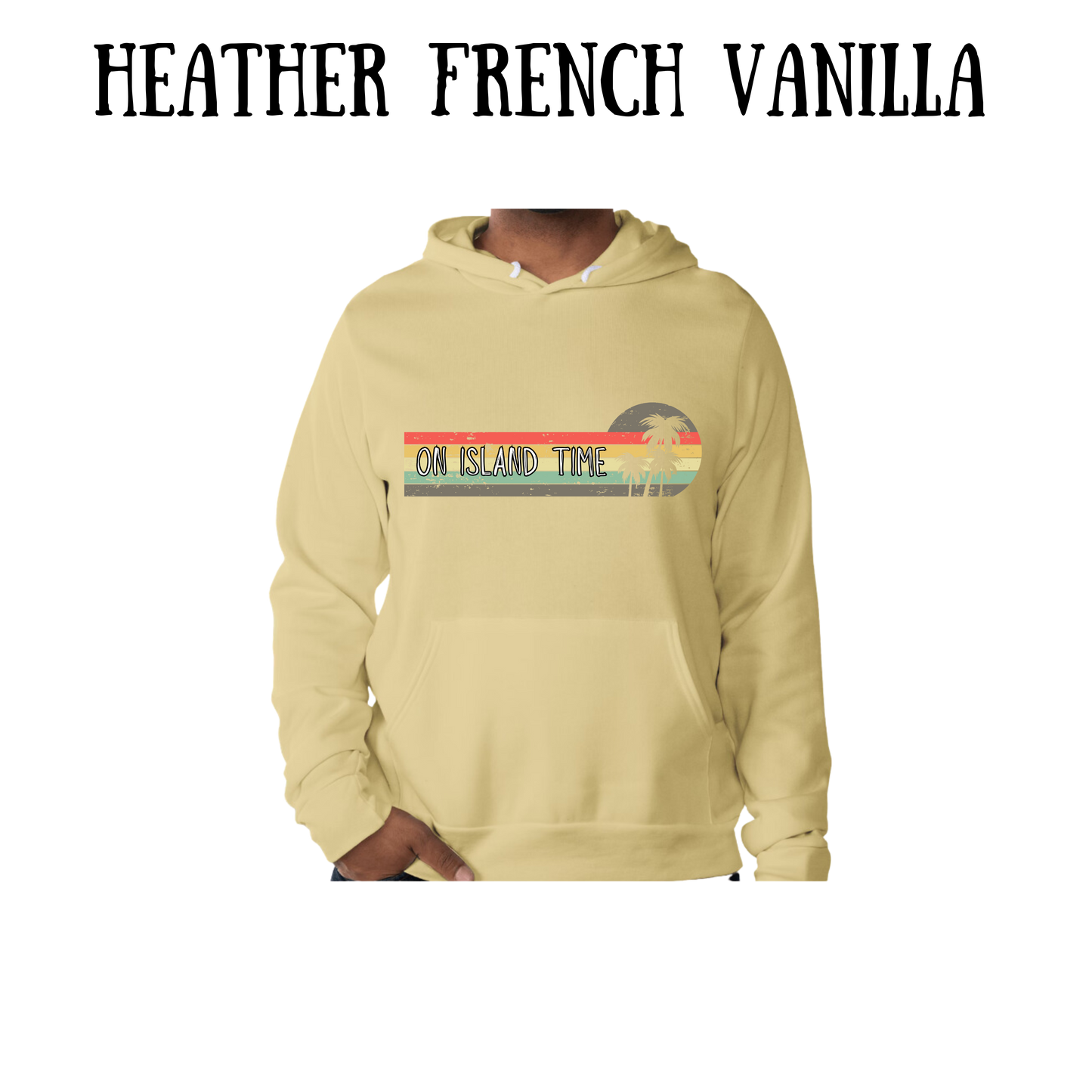 VP - On Island Time - Sponge Fleece Hoodie - Greens, Neutrals