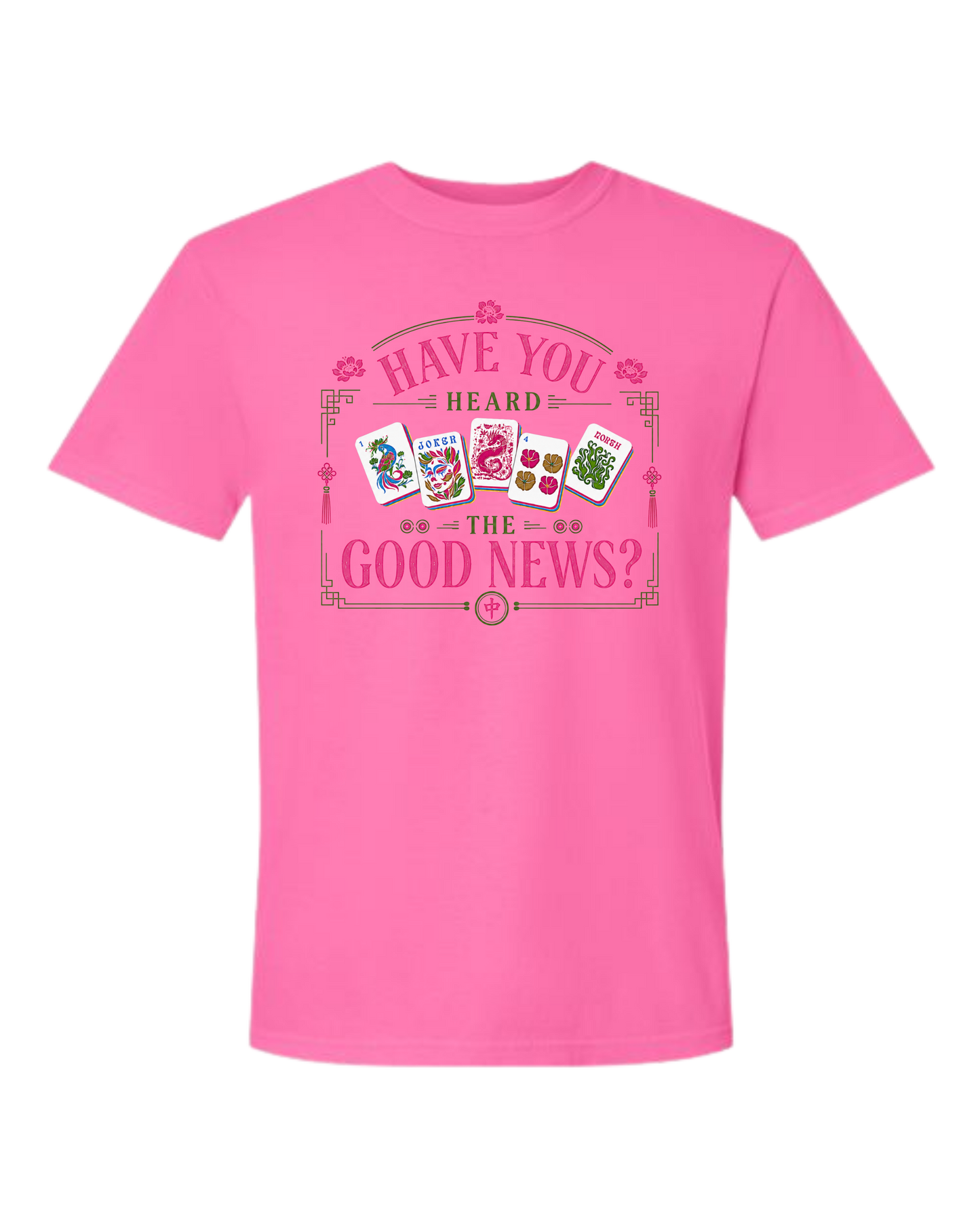 Have You Heard the Good News? - Comfort Colors - Heavyweight Unisex Tee - Pinks & Purples