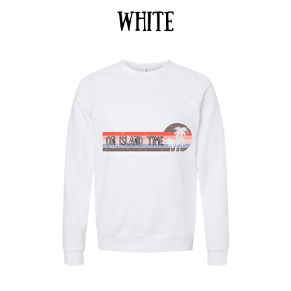 VP - On Island Time - Sponge Fleece Raglan Sweatshirt - Greens, Neutrals