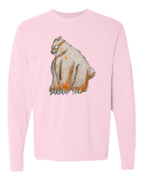 Muscle Bear - Comfort Colors - Heavyweight Long Sleeve Tee - Assorted Colors