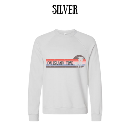 VP - On Island Time - Sponge Fleece Raglan Sweatshirt - Greens, Neutrals