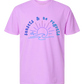 Sunsets & No Regrets - Comfort Colors - Heavyweight Unisex Tee - Pinks & Purples