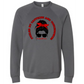 Football Moms Fueled By Caffeine and Touchdowns - Sponge Fleece Raglan Sweatshirt - Greens, Neutrals