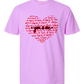 You & Me - Comfort Colors - Heavyweight Unisex Tee - Pinks & Purples