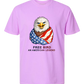 Free Bird An American Legend - Comfort Colors - Heavyweight Unisex Tee - Pinks & Purples