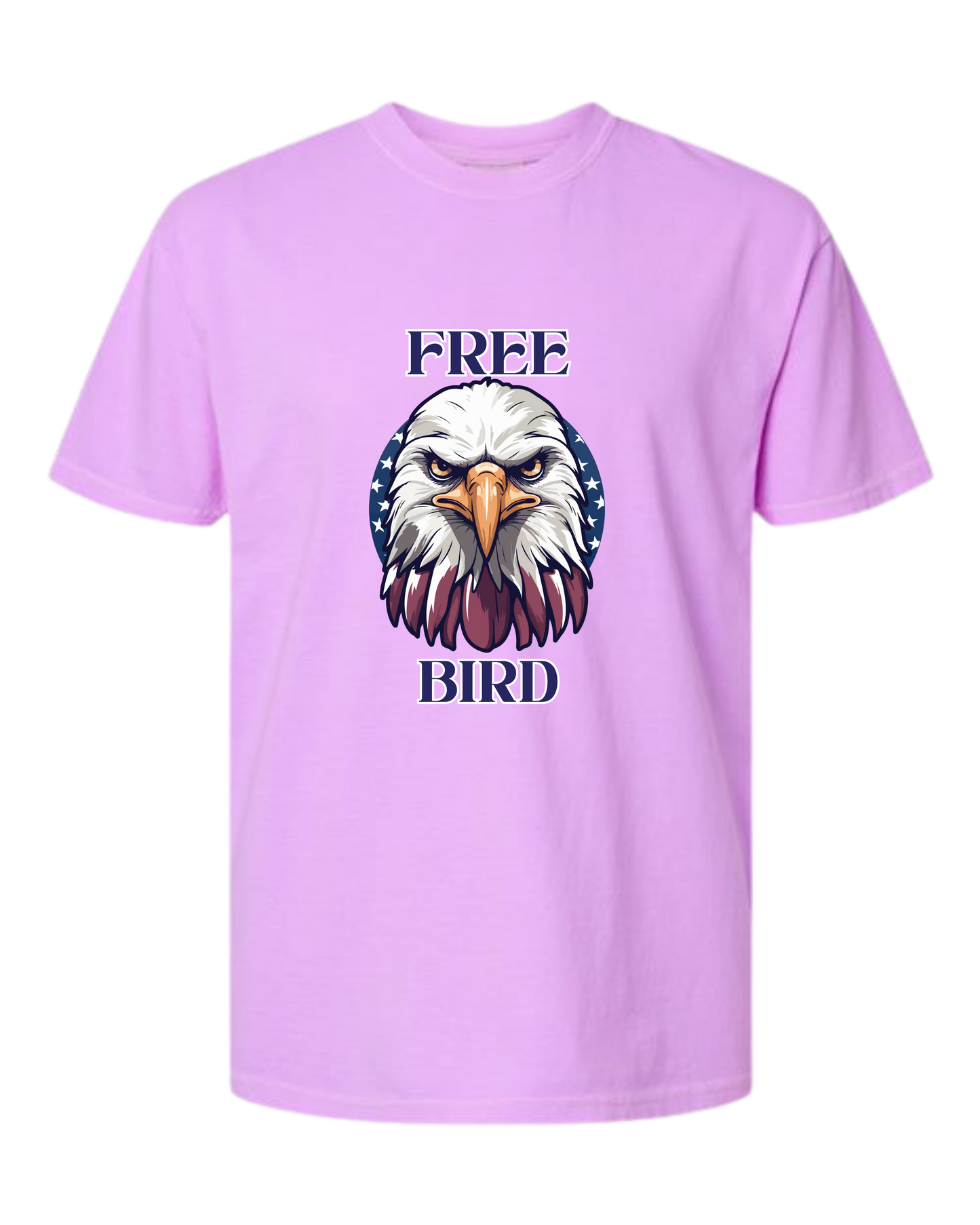 Free Bird - Comfort Colors - Heavyweight Unisex Tee - Pinks & Purples