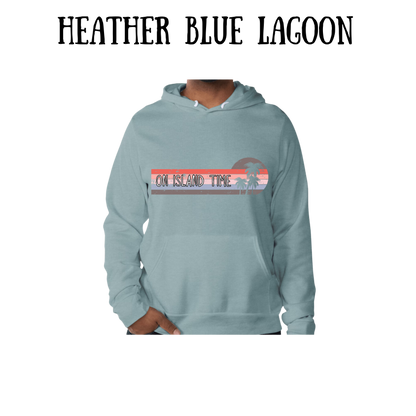 VP - On Island Time - Sponge Fleece Hoodie - Blues, Purples