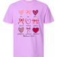 Galatians 5 - Valentines - Comfort Colors - Heavyweight Unisex Tee - Pinks & Purples