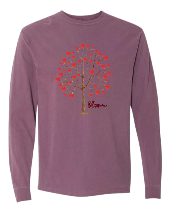 Bloom - Comfort Colors - Heavyweight Long Sleeve Tee - Assorted Colors
