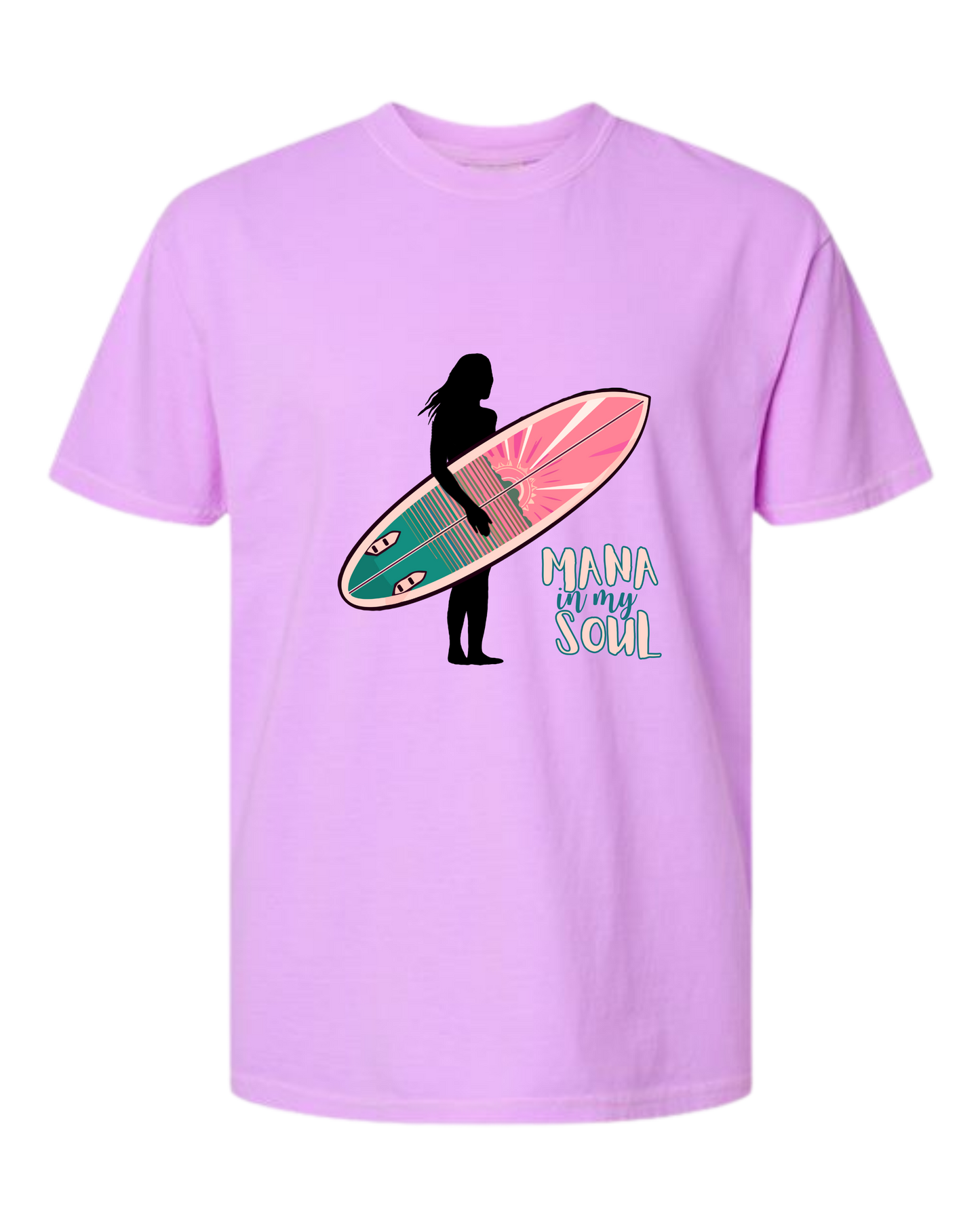 Mana in My Soul - Comfort Colors - Heavyweight Unisex Tee - Pinks & Purples