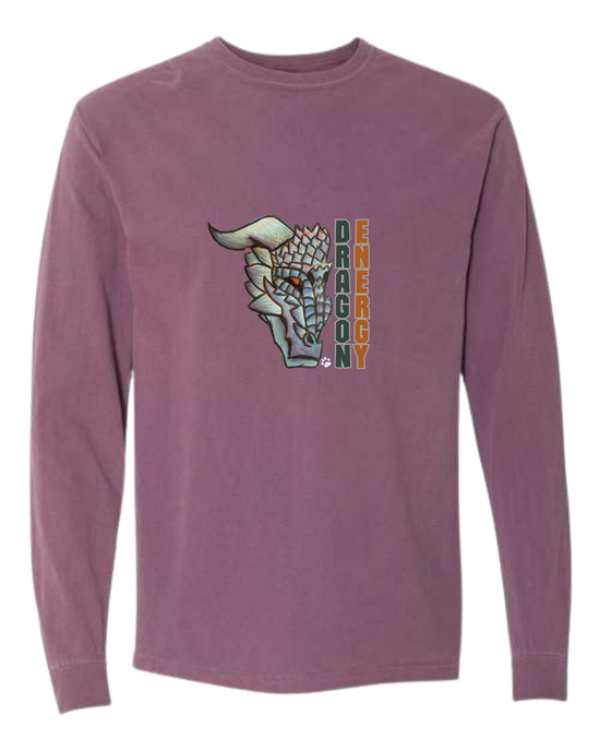 Dragon Energy - Comfort Colors - Heavyweight Long Sleeve Tee - Assorted Colors