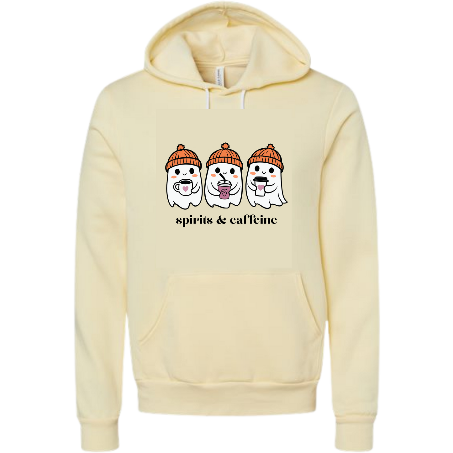 HP - Spirits & Caffeine - Sponge Fleece Hoodie - Greens, Neutrals