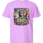America's 250th Birthday - Comfort Colors - Heavyweight Unisex Tee - Pinks & Purples