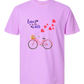 Love is in The Air - Comfort Colors - Heavyweight Unisex Tee - Pinks & Purples