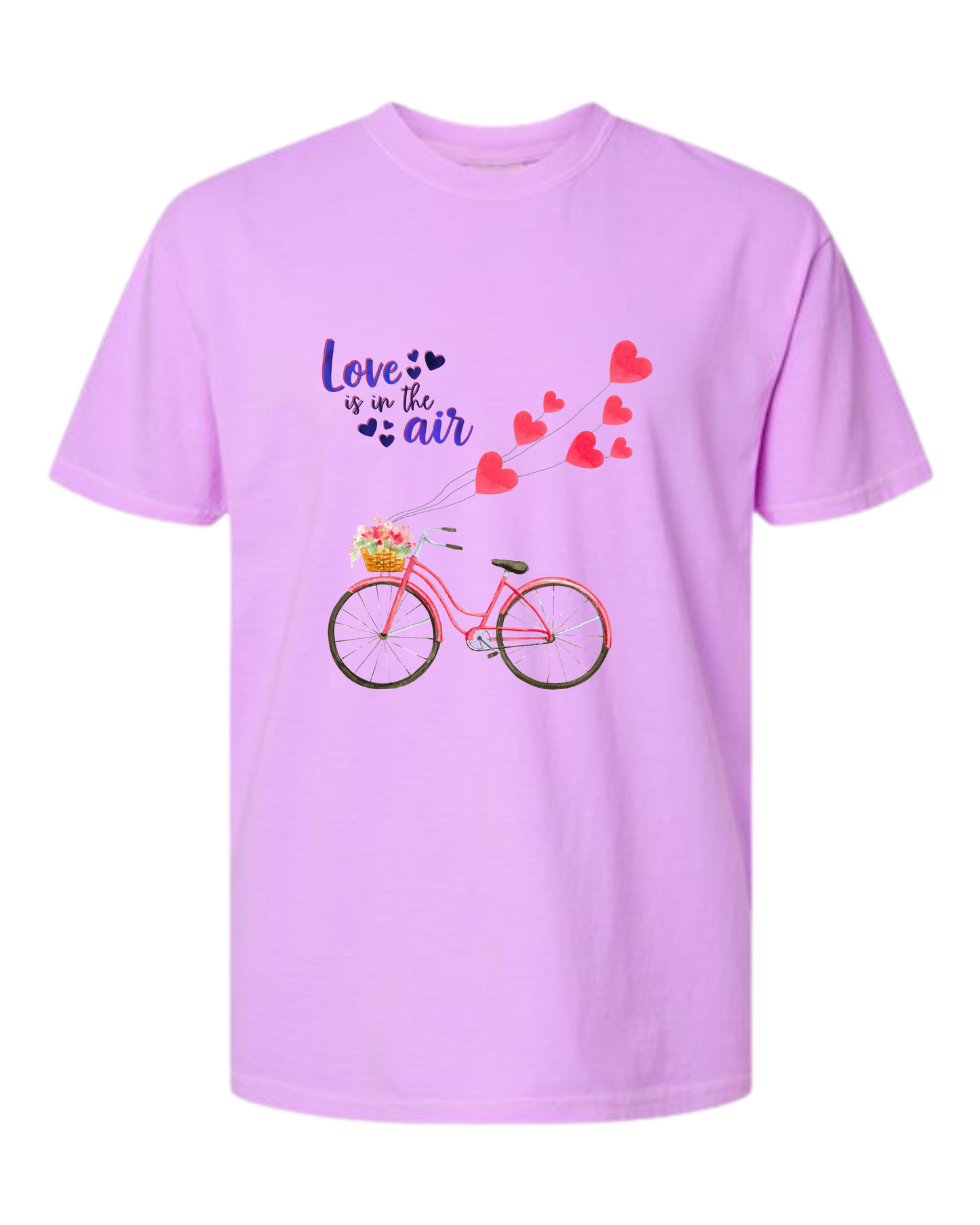 Love is in The Air - Comfort Colors - Heavyweight Unisex Tee - Pinks & Purples