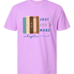Just One More Chapter - Comfort Colors - Heavyweight Unisex Tee - Pinks, Purples