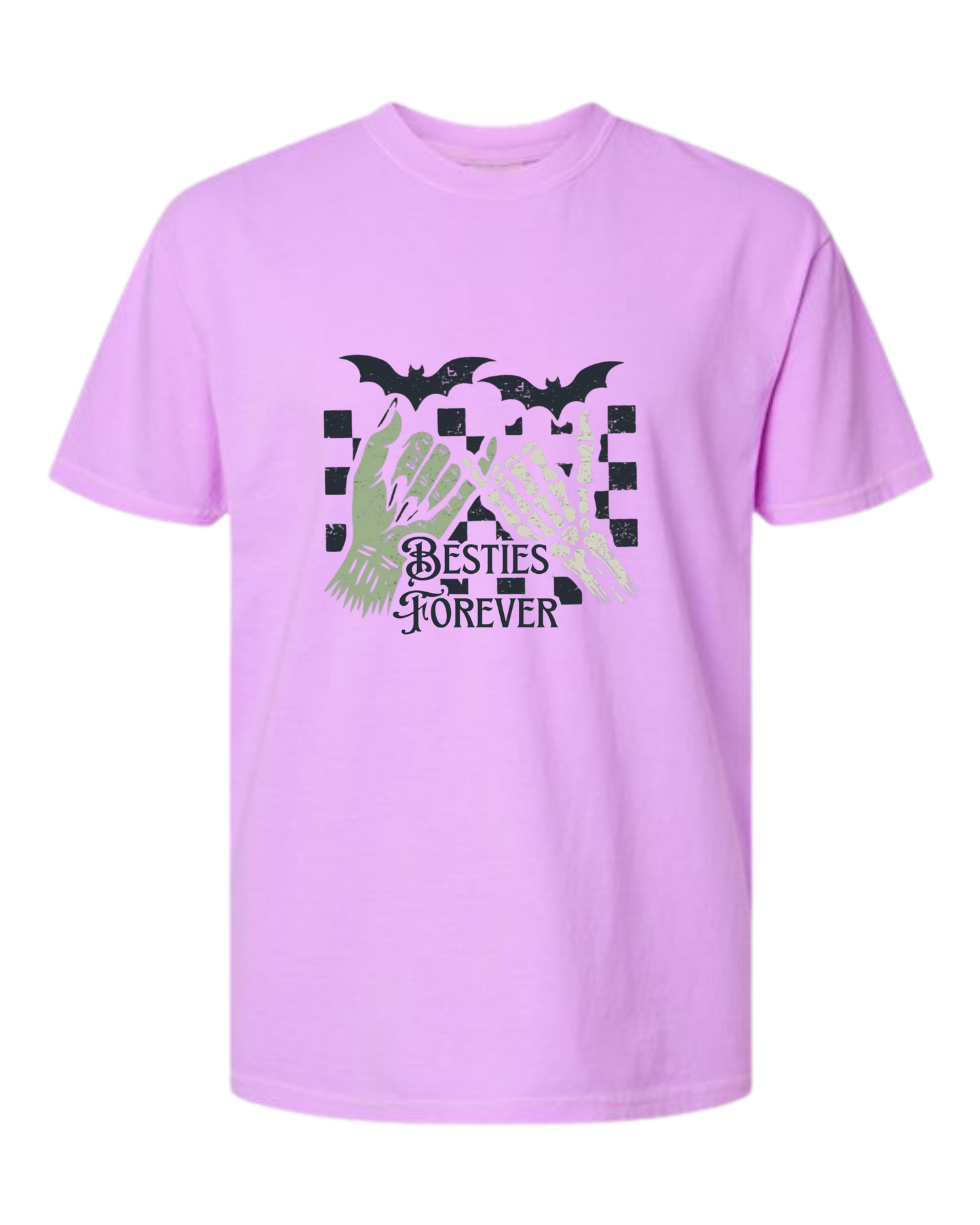 Besties Forever - Comfort Colors - Heavyweight Unisex Tee - Pinks & Purples