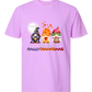 Happy HalloThanksMas Gnomes - Comfort Colors - Heavyweight Unisex Tee - Pinks, Purples