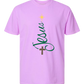 Jesus Tree - Comfort Colors - Heavyweight Unisex Tee - Pinks, Purples