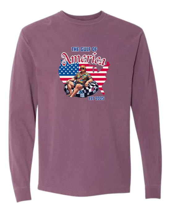 The Gulf of America - Comfort Colors - Heavyweight Long Sleeve Tee - Assorted Colors