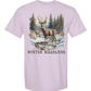 Winter Woodland - Comfort Colors - Heavyweight Unisex Tee - Pinks, Purples