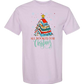 All Booked For Christmas - Comfort Colors - Heavyweight Unisex Tee - Pinks, Purples