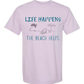 Life Happens The Beach Helps - Comfort Colors - Heavyweight Unisex Tee - Pinks & Purples