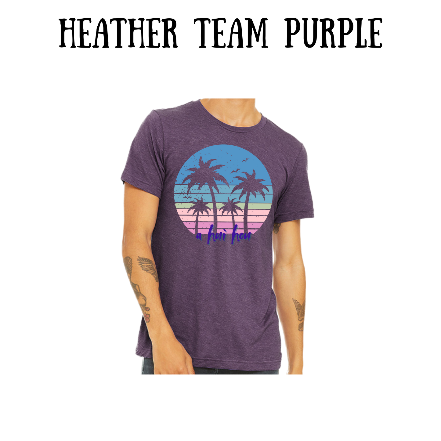 VP - A Hui Hou - Unisex Tee - Pinks, Purples, Neutrals