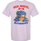 Red, White, And Blueberries - Comfort Colors - Heavyweight Unisex Tee - Pinks & Purples