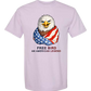 Free Bird An American Legend - Comfort Colors - Heavyweight Unisex Tee - Pinks & Purples
