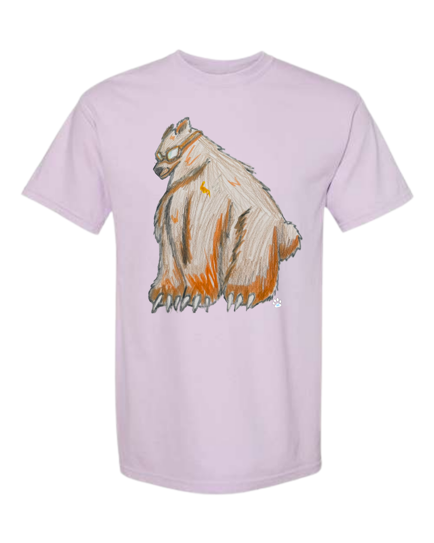 Muscle Bear - Comfort Colors - Heavyweight Unisex Tee - Pinks & Purples