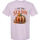 'Tis Football Season - Comfort Colors - Heavyweight Unisex Tee - Pinks & Purples