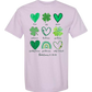 Galatians 5 - St Patrick's Day - Comfort Colors - Heavyweight Unisex Tee - Pinks & Purples