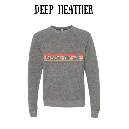 VP - On Island Time - Sponge Fleece Raglan Sweatshirt - Greens, Neutrals