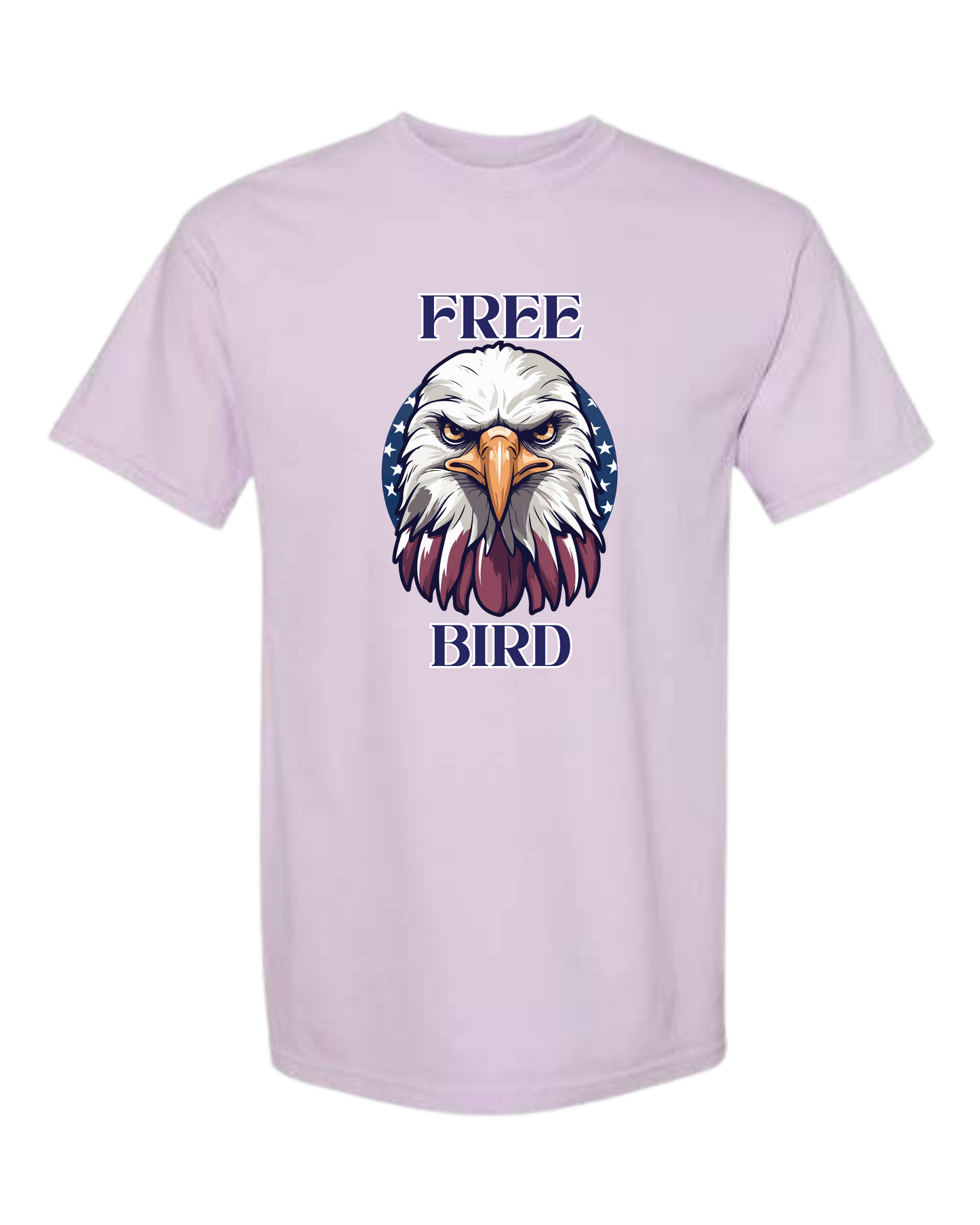 Free Bird - Comfort Colors - Heavyweight Unisex Tee - Pinks & Purples